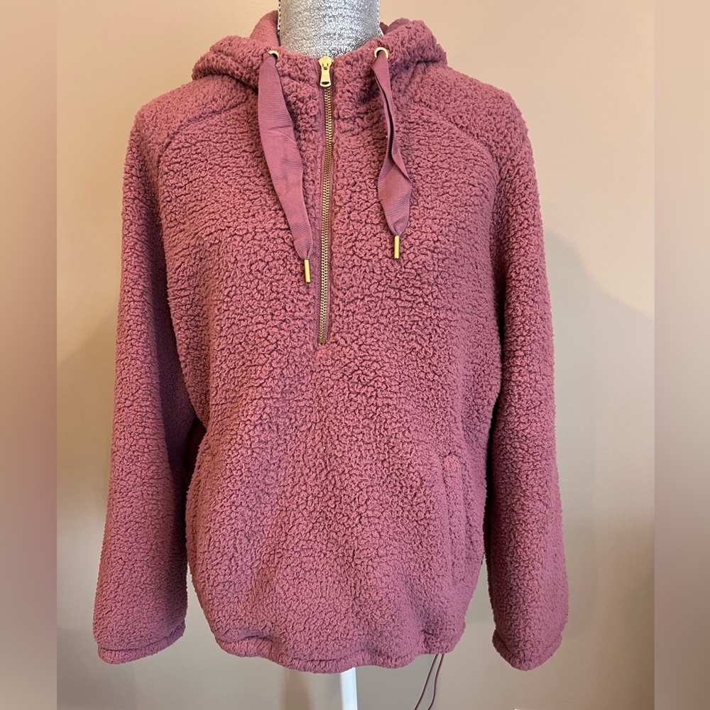 Old Navy Active - Sherpa 1/2 Zip Hoodie Pullover